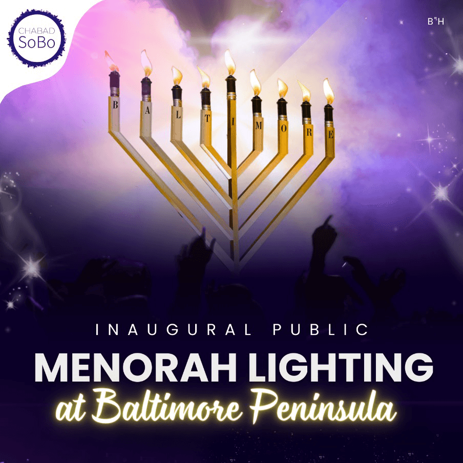 Menorah Lighting with Chabad SOBO