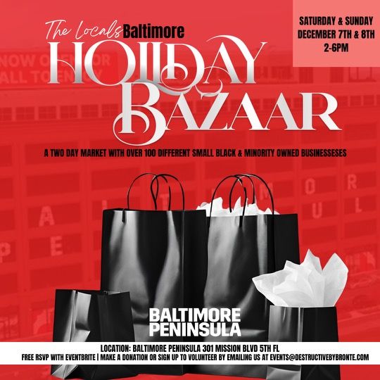 December 7-8 - The Locals Holiday Bazaar